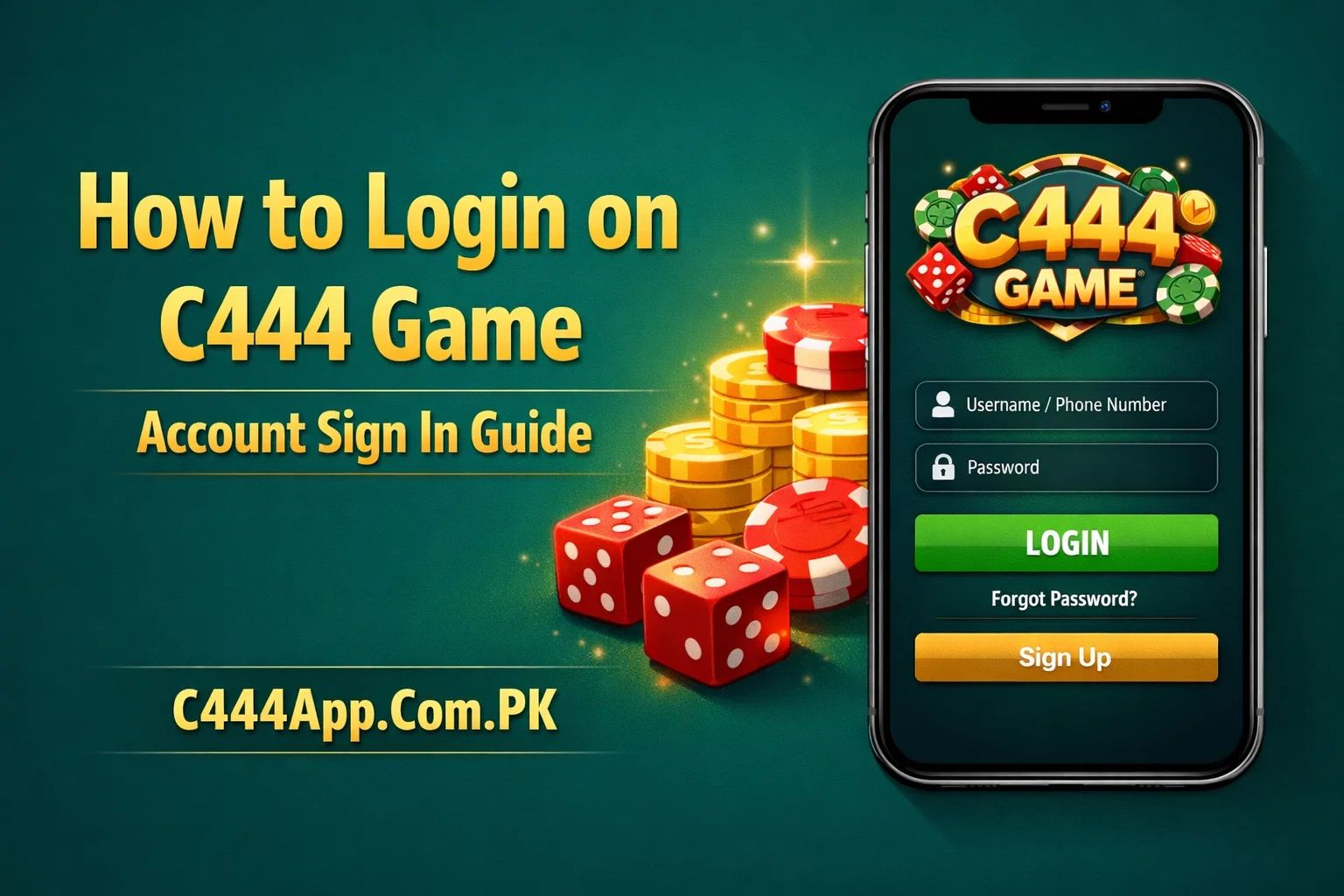 Login on C444 Game